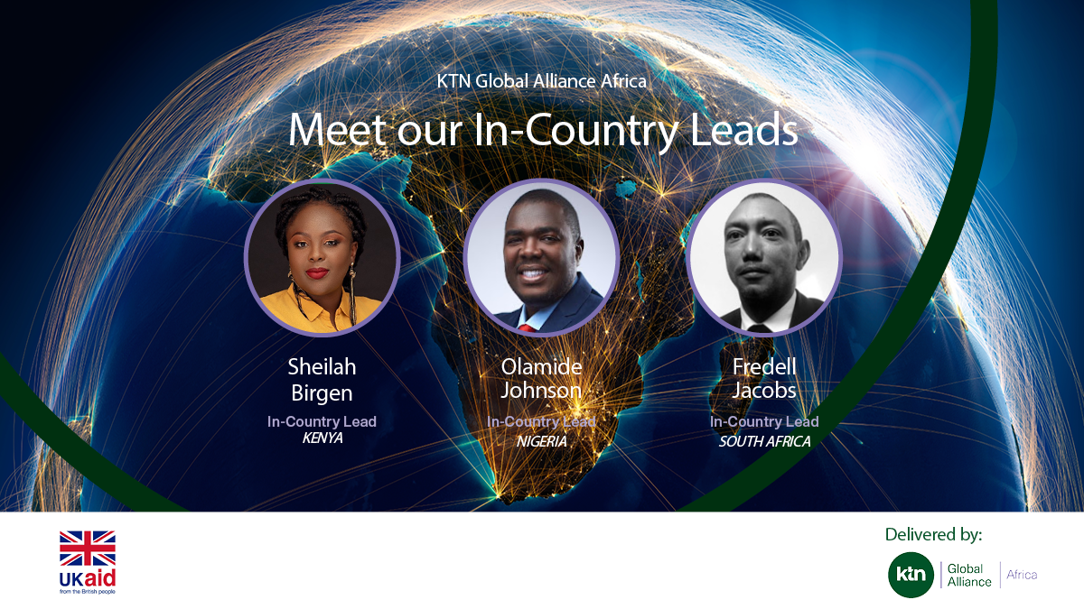 Our new KTN Global Alliance Africa In-Country Leads!